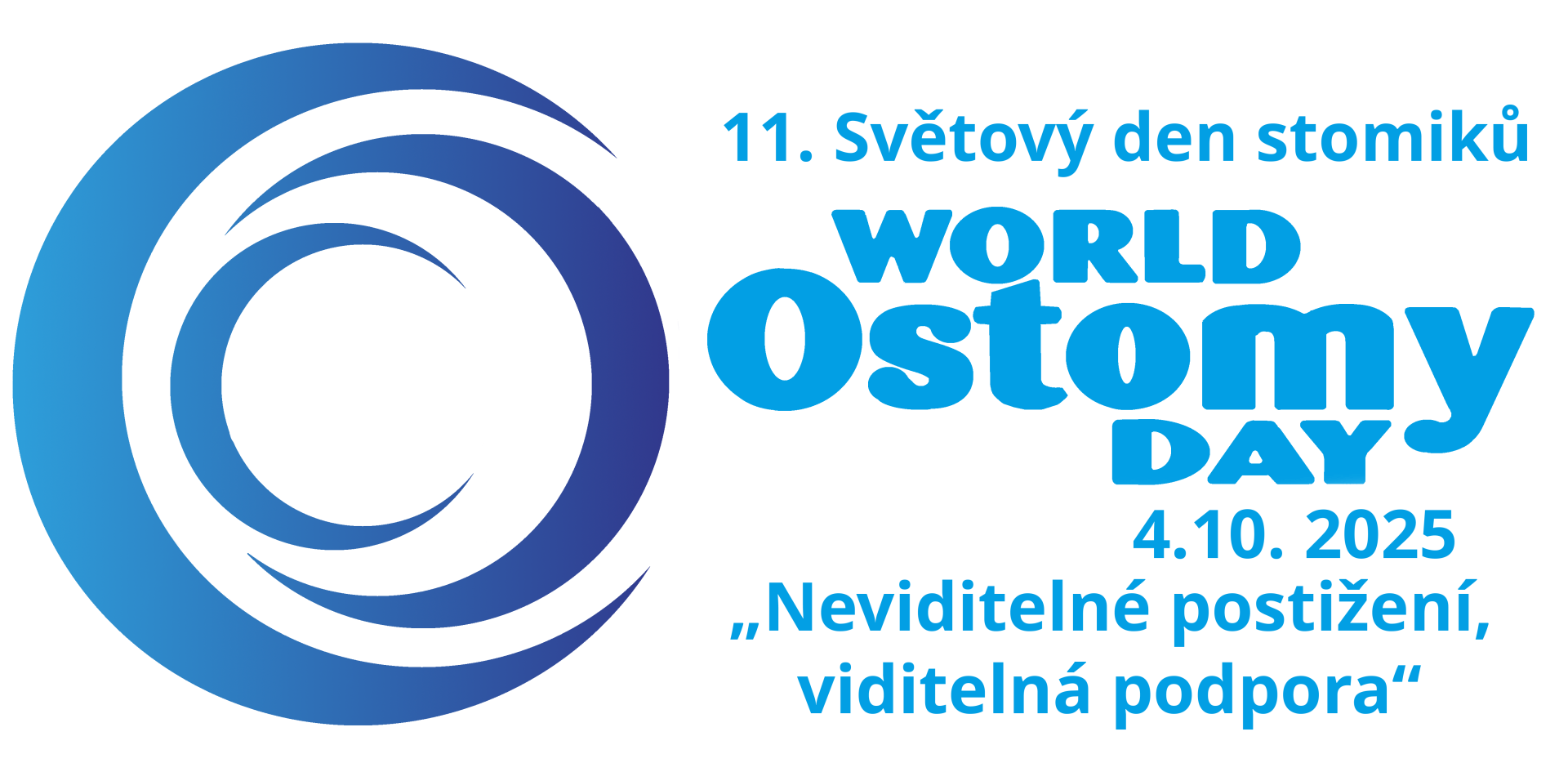 Logo Světového dne stomiků 2025