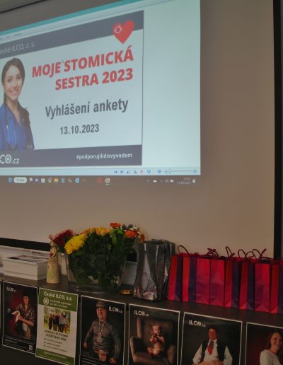 Vyhlašování výherkyň ankety "Moje stomická sestra roku"